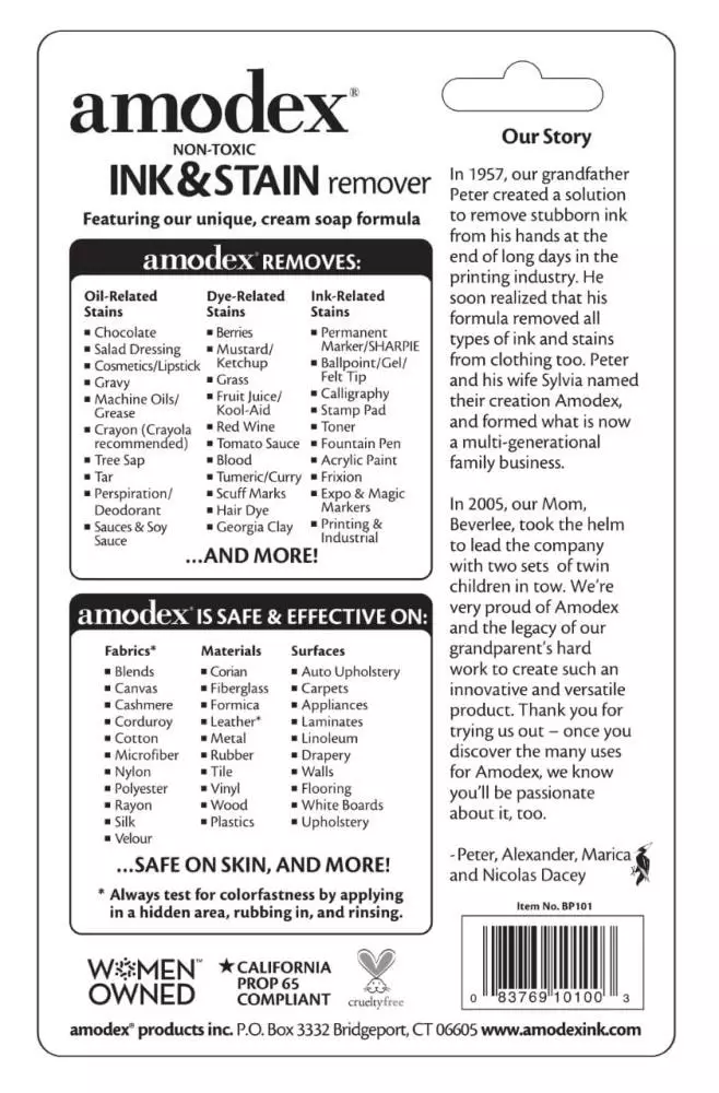 Amodex Laundry Stain Removers 1-fl oz Laundry Stain Remover 4 Amodex Laundry Stain Removers 1-fl oz Laundry Stain Remover - Image 2