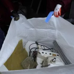 Halsted Trash Bags Heavy Duty Builder's Bag 200-Gallon White Outdoor Polypropylene Construction Trash Bag -Cleaning Supplies Shop 41979762