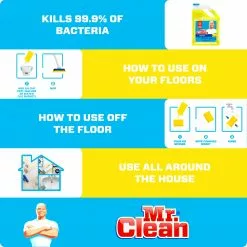 Mr. Clean All-Purpose Cleaners Antibacterial multi-surface 128-fl oz Summer Citrus Disinfectant Liquid All-Purpose Cleaner 16 Mr. Clean All-Purpose Cleaners Antibacterial multi-surface 128-fl oz Summer Citrus Disinfectant Liquid All-Purpose Cleaner -Cleaning Supplies Shop 42444369