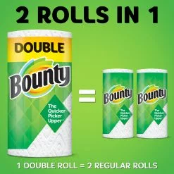 Bounty Select-a-Size Double Plus 8-Count Paper Towels -Cleaning Supplies Shop 42472487