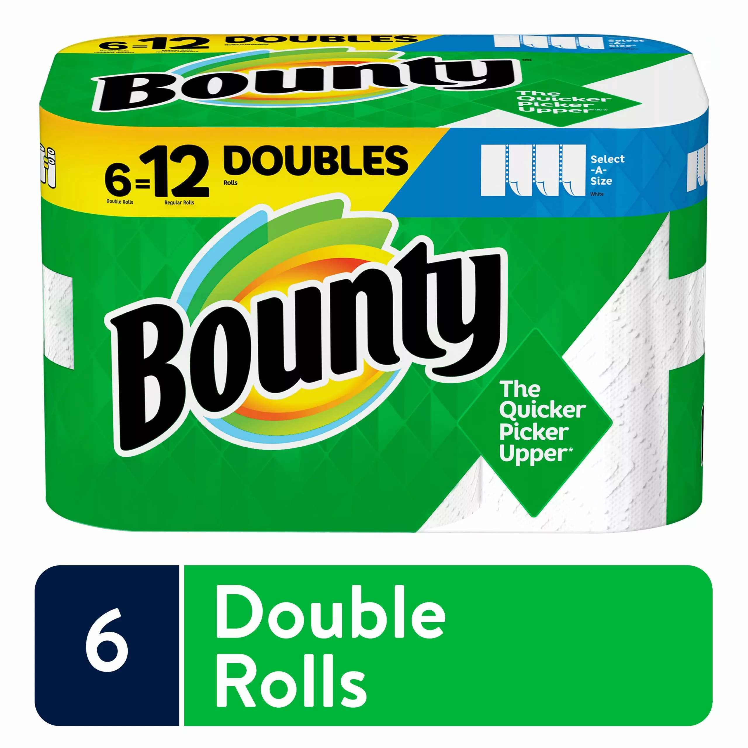 Bounty Select-a-Size Double-Roll 6-Count Paper Towels 3 Bounty Select-a-Size Double-Roll 6-Count Paper Towels