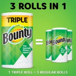 Bounty Select-a Size Triple-Roll 6-Count Paper Towels -Cleaning Supplies Shop 43084113