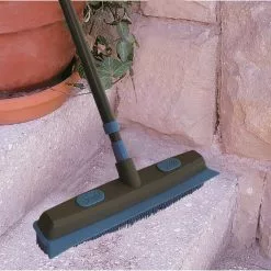 MOXIE Brooms 13-in Plastic 2-in-1 Squeegee Push Broom -Cleaning Supplies Shop 43216892