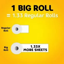 Bounty Essentials Select-a-Size Big-Roll 6-Count Paper Towels -Cleaning Supplies Shop 43508559