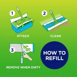 Swiffer Mop Refills & Replacement Heads Sweeper X-Large Wet Microfiber Refill (12-Pack) -Cleaning Supplies Shop 43508565