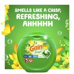 Gain Flings plus Aroma Boost 96-Count Original HE Laundry Detergent -Cleaning Supplies Shop 43641605