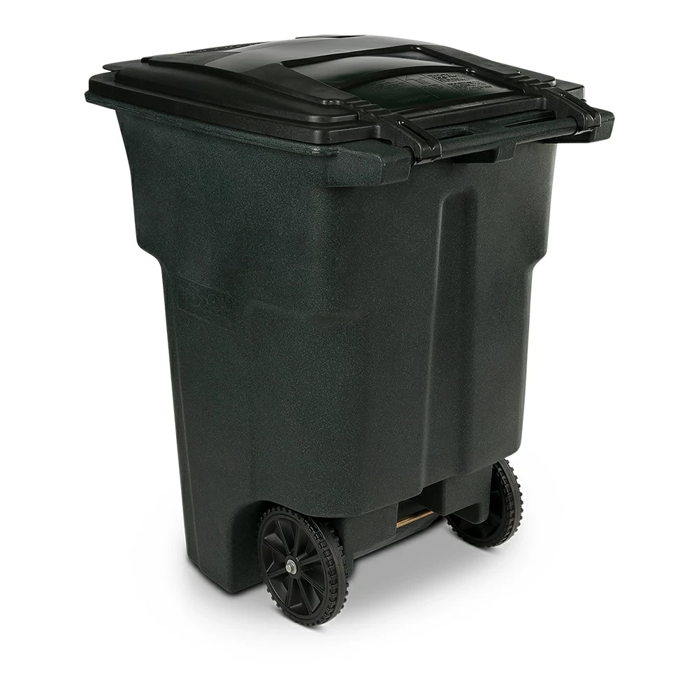 Toter Trash Cans 96-Gallon Greenstone Plastic Wheeled Trash Can with Lid 10 Toter Trash Cans 96-Gallon Greenstone Plastic Wheeled Trash Can with Lid - Image 8