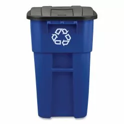Rubbermaid Commercial Products Recycling Bins 50-Gallon Blue Commercial Outdoor Recycling Bin 11 Rubbermaid Commercial Products Recycling Bins 50-Gallon Blue Commercial Outdoor Recycling Bin -Cleaning Supplies Shop 44202902