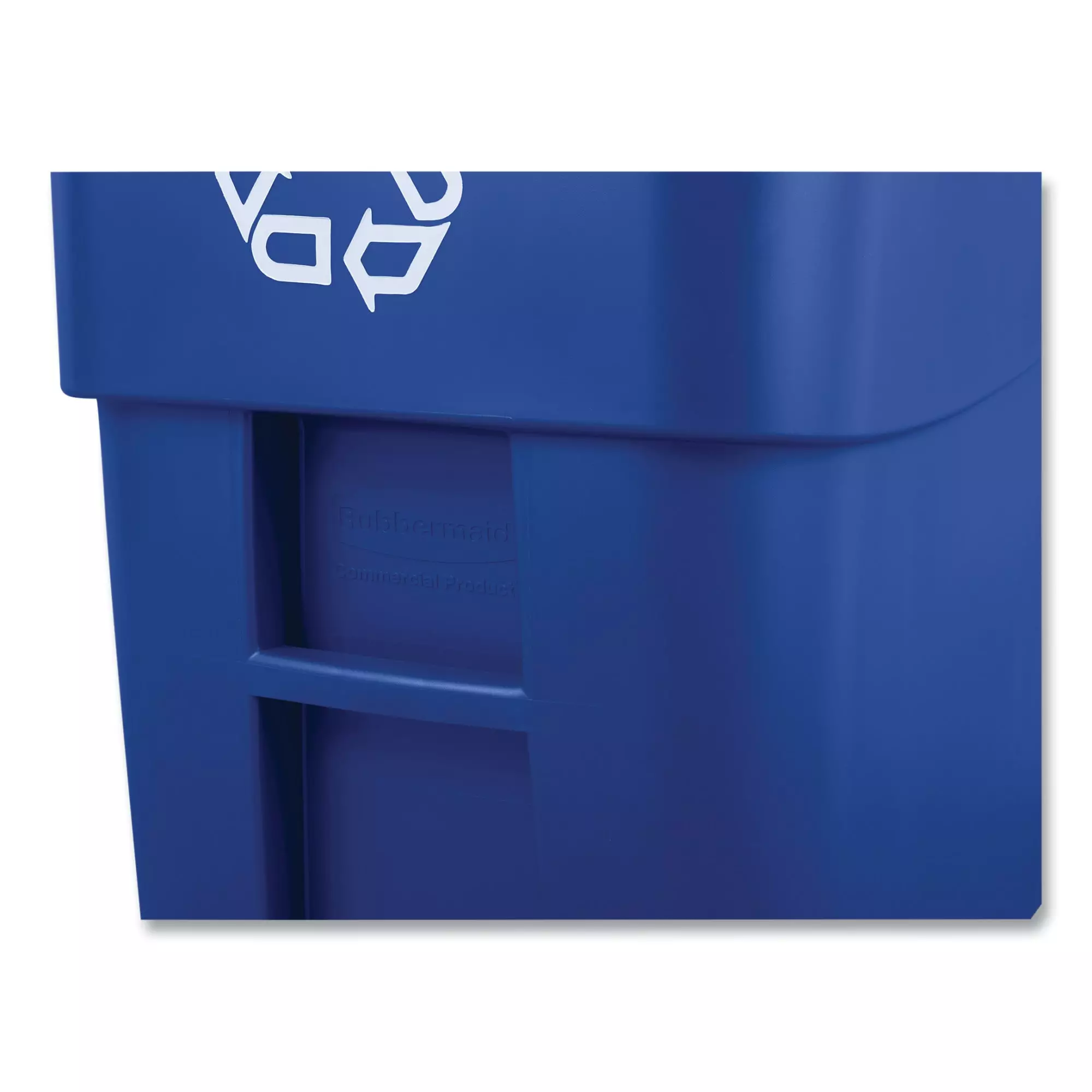 Rubbermaid Commercial Products Recycling Bins 50-Gallon Blue Commercial Outdoor Recycling Bin 9 Rubbermaid Commercial Products Recycling Bins 50-Gallon Blue Commercial Outdoor Recycling Bin - Image 7