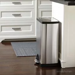simplehuman Trash Cans 38-Liter Brushed Stainless Steel Steel Trash Can with Lid 9 simplehuman Trash Cans 38-Liter Brushed Stainless Steel Steel Trash Can with Lid -Cleaning Supplies Shop 44258105 scaled