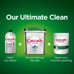 Cascade Platinum ActionPacs 62-Count Fresh Dishwasher Detergent -Cleaning Supplies Shop 44569596 scaled