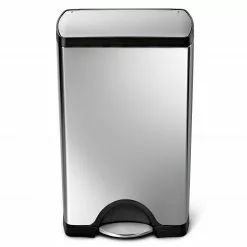 simplehuman Trash Cans 38-Liter Brushed Stainless Steel Steel Trash Can with Lid 11 simplehuman Trash Cans 38-Liter Brushed Stainless Steel Steel Trash Can with Lid -Cleaning Supplies Shop 44883678 scaled