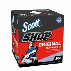 SCOTT Cleaning Cloths 200-Pack Paper Shop Towel -Cleaning Supplies Shop 45469603 scaled