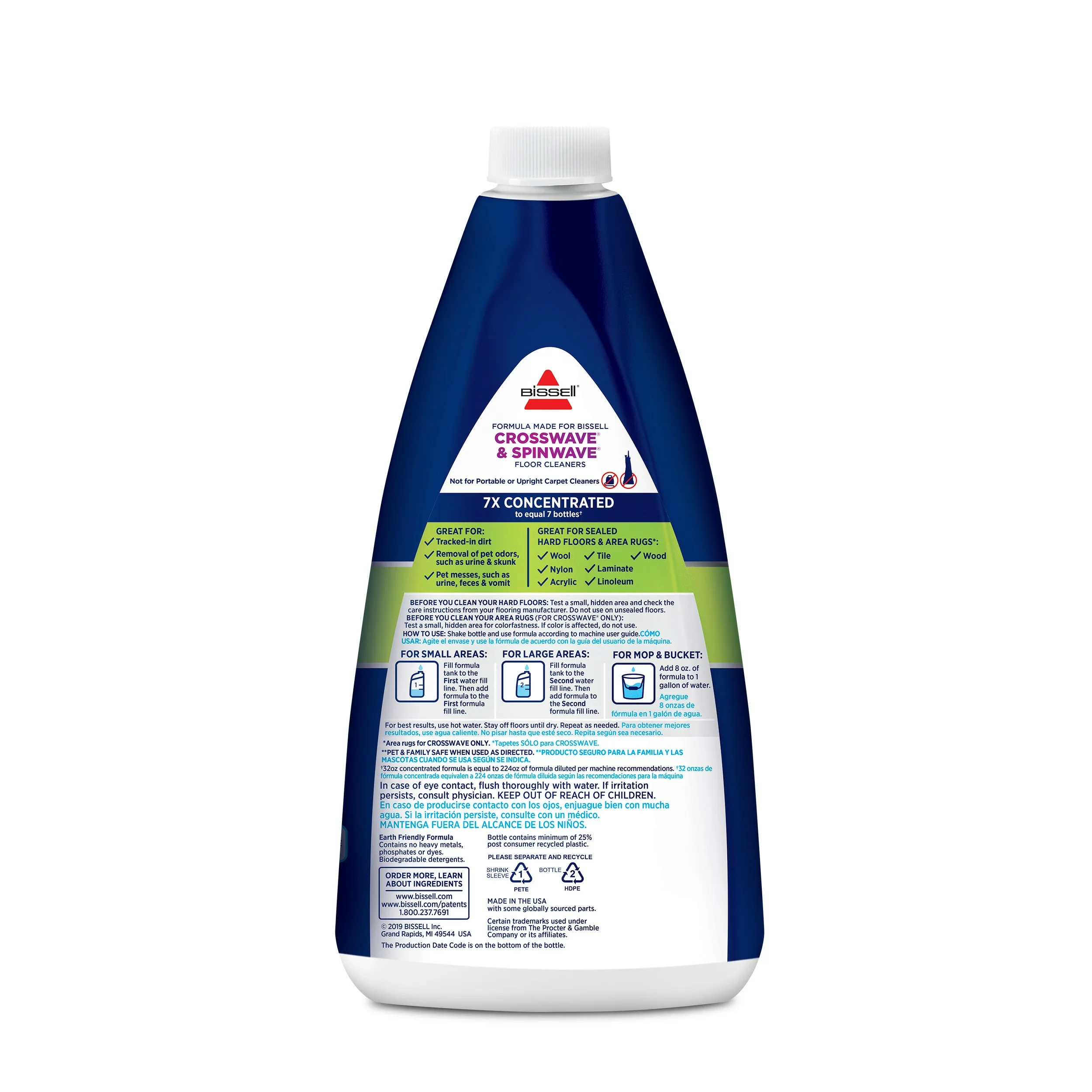 BISSELL Steam Cleaner Chemicals CrossWave Multi Surface Pet with Febreze 32-fl oz Concentrated Steam Cleaner Chemical 4 BISSELL Steam Cleaner Chemicals CrossWave Multi Surface Pet with Febreze 32-fl oz Concentrated Steam Cleaner Chemical - Image 2